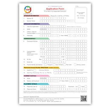Picture of REGISTRATION FORM PACK OF 10 