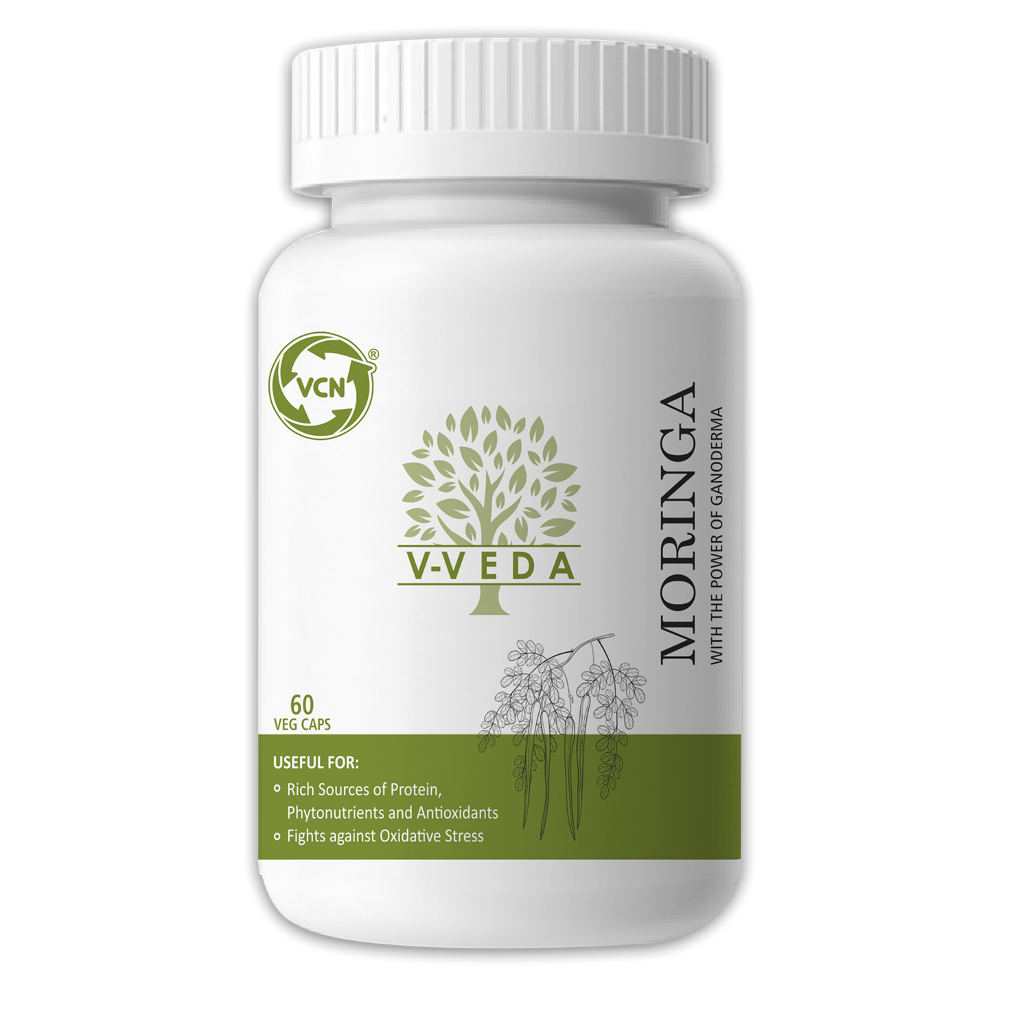 Picture of #V-VEDA MORINGA EXTRACT 60 Cap./