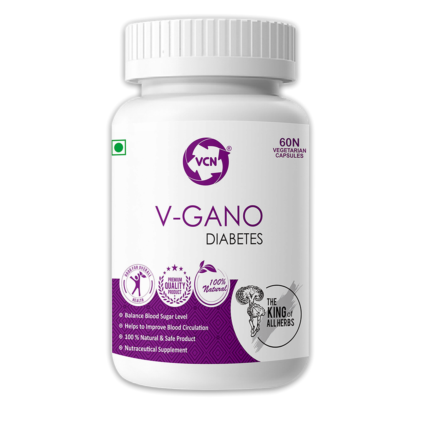 Picture of 'VGANO DIABETES 60 cap